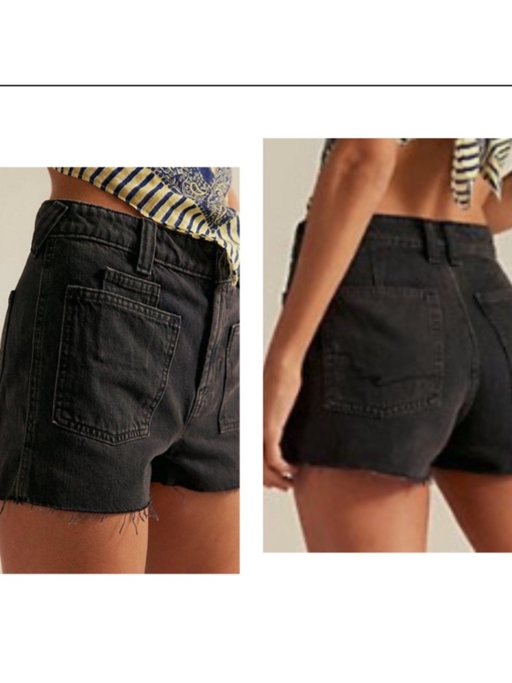 Free people raw hem sailor shorts. We the free Bettie shorts